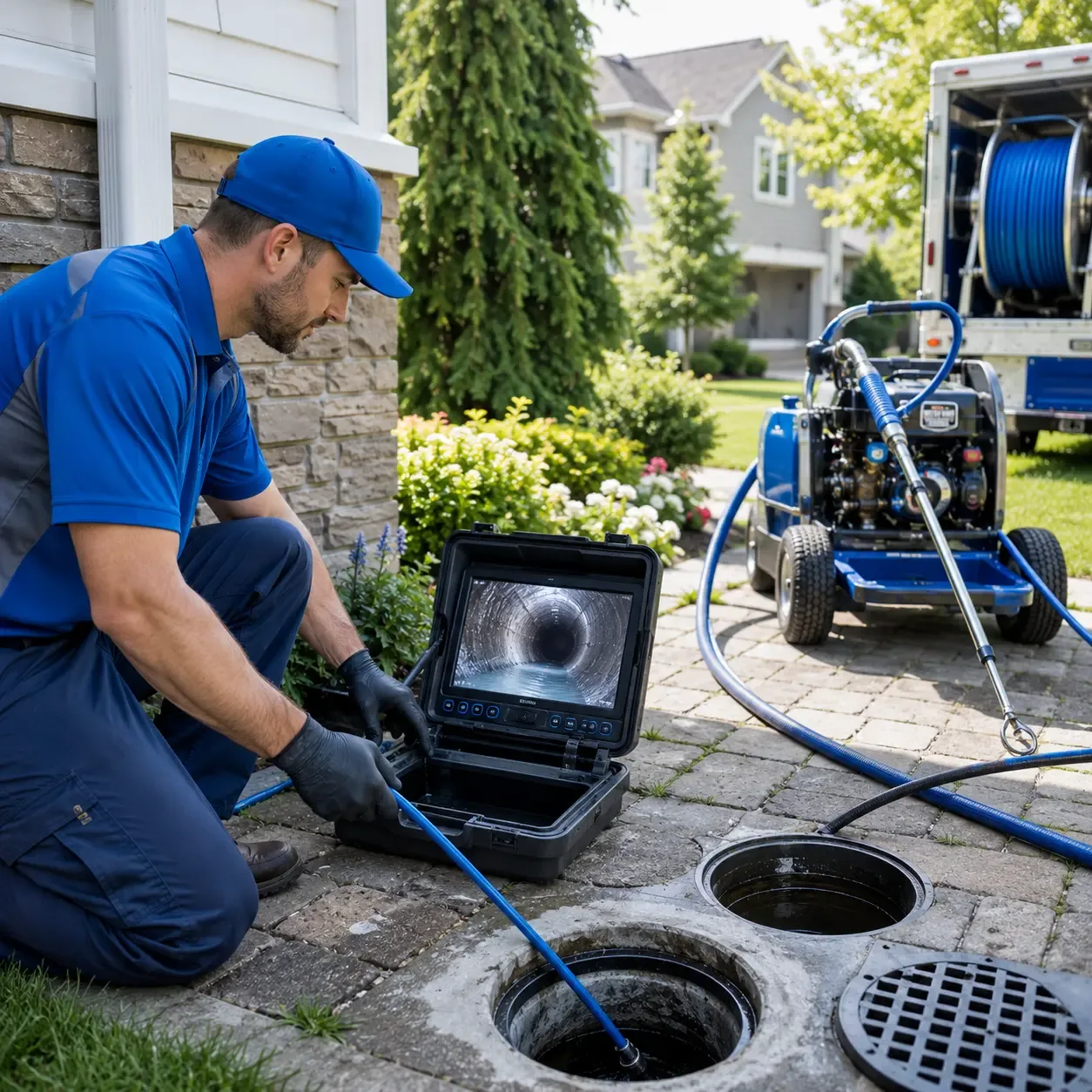 Outdoor drain cleaning professionals serving Hermitage, AR